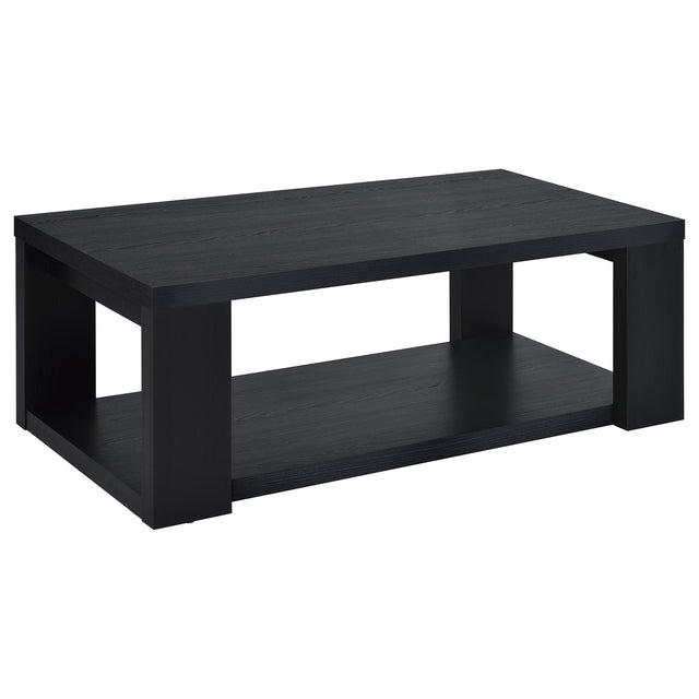 Pavone Black Coffee Table - Ornate Home