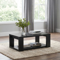 Pavone Black Coffee Table - Ornate Home