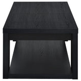 Pavone Black Coffee Table - Ornate Home