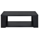 Pavone Black Coffee Table Set - Ornate Home