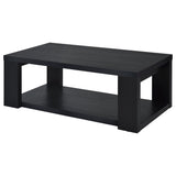 Pavone Black Coffee Table Set - Ornate Home