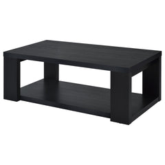 Pavone Black Coffee Table Set - Ornate Home