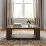 Pavone Dark Rustic Mango Coffee Table - Ornate Home