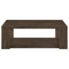 Pavone Dark Rustic Mango Coffee Table Set - Ornate Home
