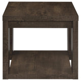 Pavone Dark Rustic Mango Coffee Table Set - Ornate Home