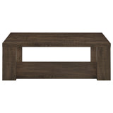 Pavone Dark Rustic Mango Coffee Table Set - Ornate Home