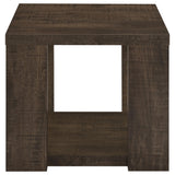 Pavone Dark Rustic Mango End Table - Ornate Home