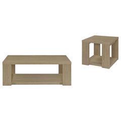 Pavone Latte Coffee Table Set - Ornate Home