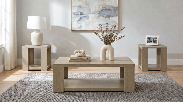 Pavone Latte Coffee Table Set - Ornate Home