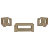 Pavone Latte Coffee Table Set - Ornate Home