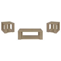 Pavone Latte Coffee Table Set - Ornate Home