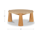 Pax Natural Outdoor Coffee Table - Ornate Home