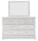 Paxberry King Panel Bedroom Set with Dresser and Mirror - Ornate Home