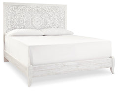 Paxberry King Panel Bedroom Set with Dresser and Mirror - Ornate Home