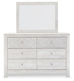 Paxberry Queen Panel Bedroom Set with Dresser and Mirror - Ornate Home