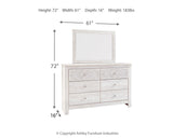 Paxberry Queen Panel Bedroom Set with Dresser and Mirror - Ornate Home