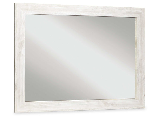 Paxberry Whitewash Bedroom Mirror (Online Special Price) - Ornate Home