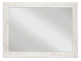 Paxberry Whitewash Bedroom Mirror - Ornate Home