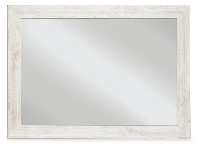 Paxberry Whitewash Bedroom Mirror - Ornate Home