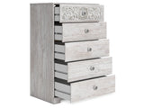 Paxberry Whitewash Chest of Drawers (Online Special Price) - Ornate Home