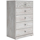 Paxberry Whitewash Chest of Drawers (Online Special Price) - Ornate Home