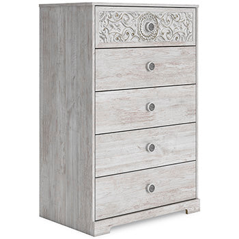 Paxberry Whitewash Chest of Drawers (Online Special Price) - Ornate Home