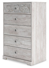 Paxberry Whitewash Chest of Drawers - Ornate Home