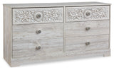 Paxberry Whitewash Dresser (28.78" H) - Ornate Home