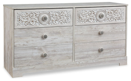 Paxberry Whitewash Dresser (28.78" H) - Ornate Home
