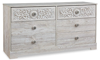 Paxberry Whitewash Dresser (28.78" H) - Ornate Home