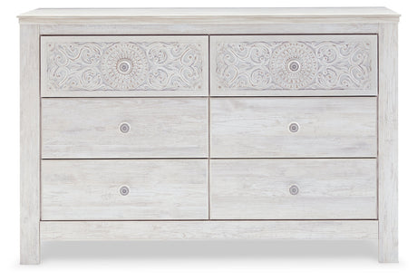 Paxberry Whitewash Dresser (40" H) - Ornate Home