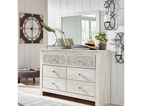 Paxberry Whitewash Dresser & Mirror - Ornate Home