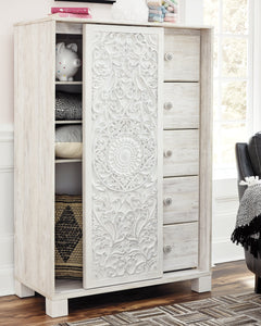 Paxberry Whitewash Dressing Chest - Ornate Home