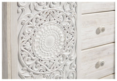 Paxberry Whitewash Dressing Chest - Ornate Home