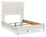 Paxberry Whitewash Full Panel Bed (Online Special Price) - Ornate Home