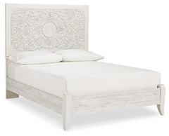 Paxberry Whitewash Full Panel Bed - Ornate Home