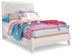 Paxberry Whitewash Full Panel Bed - Ornate Home