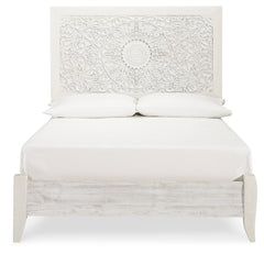 Paxberry Whitewash Full Panel Bed - Ornate Home