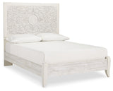 Paxberry Whitewash Full Panel Bedroom Set with Chest and Nightstand (Online Special Price) - Ornate Home