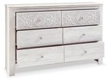 Paxberry Whitewash Full Panel Bedroom Set with Dresser and Nightstand (Online Special Price) - Ornate Home