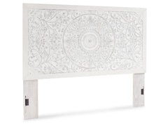 Paxberry Whitewash King Panel Headboard   B181-58 - Ornate Home