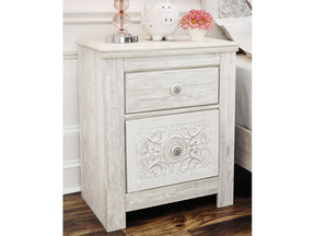 Paxberry Whitewash Nightstand (29.21" H) - Ornate Home