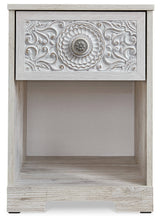 Paxberry Whitewash Nightstand (Online Special Price) (22.09" H) - Ornate Home