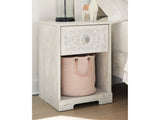 Paxberry Whitewash One Drawer Nightstand (Online Special Price) - Ornate Home