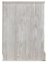 Paxberry Whitewash One Drawer Nightstand (Online Special Price) - Ornate Home