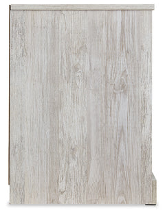 Paxberry Whitewash One Drawer Nightstand - Ornate Home