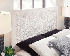 Paxberry Whitewash Queen Panel Bed - Ornate Home