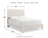 Paxberry Whitewash Queen Panel Bedroom Set with Chest - Ornate Home