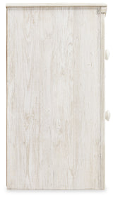 Paxberry Whitewash Queen Panel Bedroom Set with Dresser, Mirror, Chest and 2 Nightstands - Ornate Home