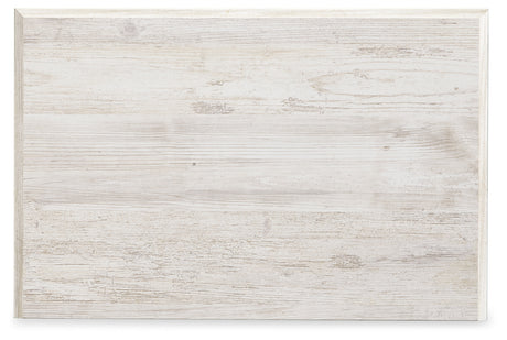 Paxberry Whitewash Queen Panel Bedroom Set with Dresser, Mirror, Chest and 2 Nightstands - Ornate Home